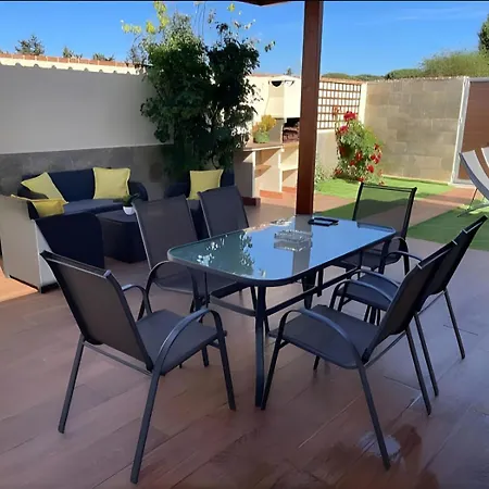 Refugio Familiar Chalet Privado Con Piscina Portatil Familias Y Parejas I Conil De La Frontera